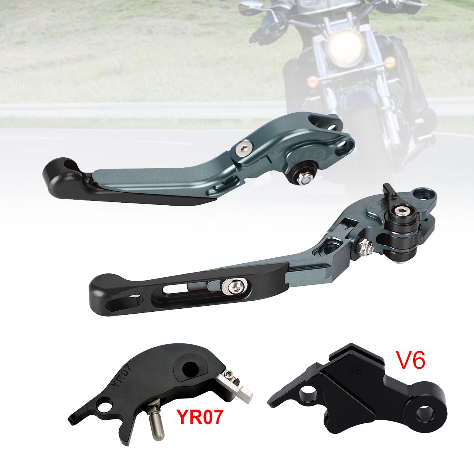 2024–2025 Yamaha XSR900 XSR900GP MT-09 verstellbarer Kupplungsbremshebel