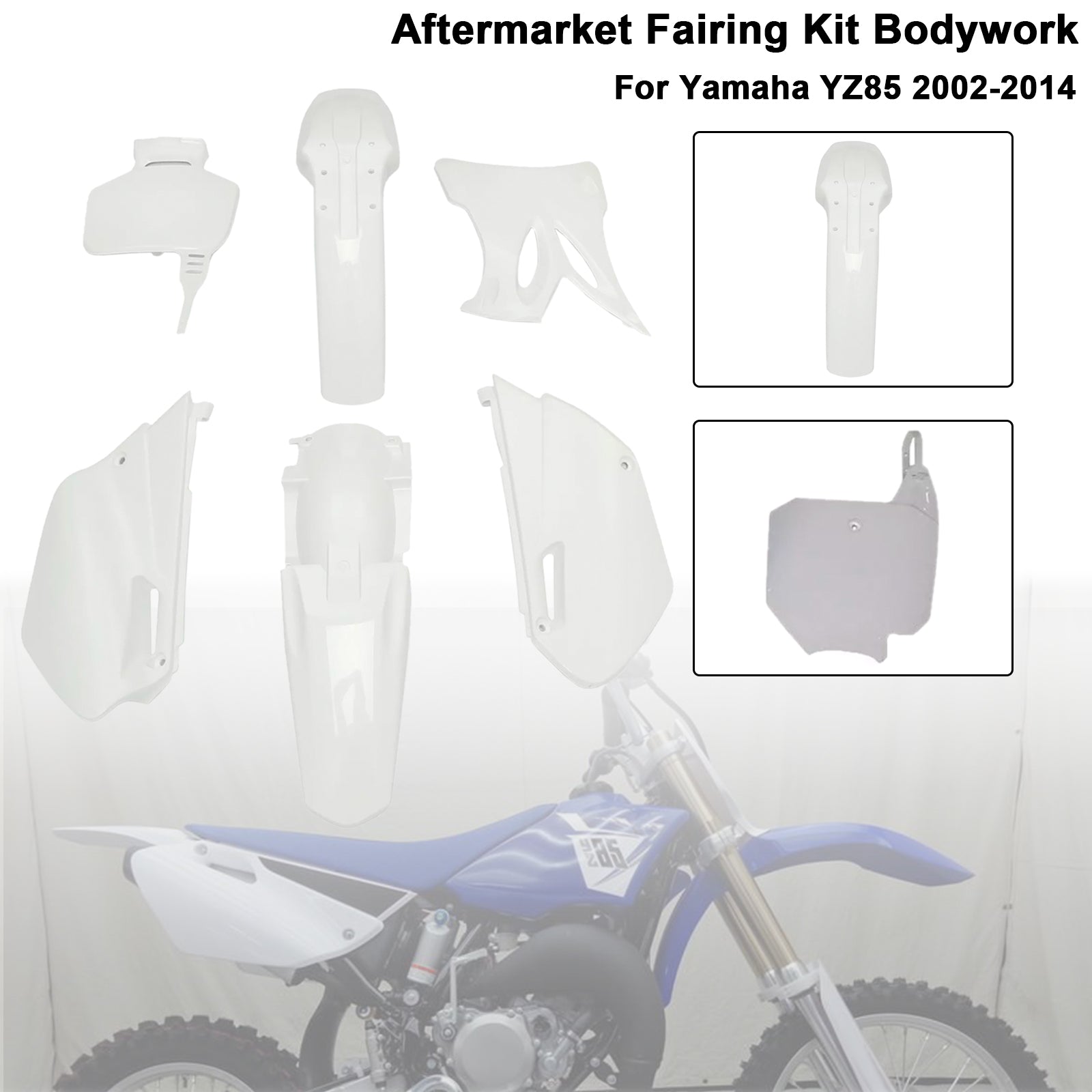 Amotopart 2002-2014 Yamaha YZ85 Fairing Kit