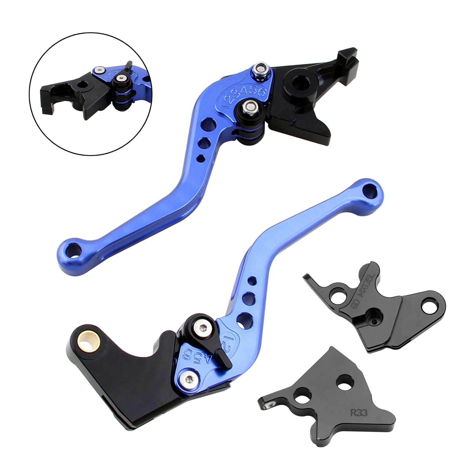 Yamaha YBR125 2005-2014 Nouveau levier de frein à embrayage court