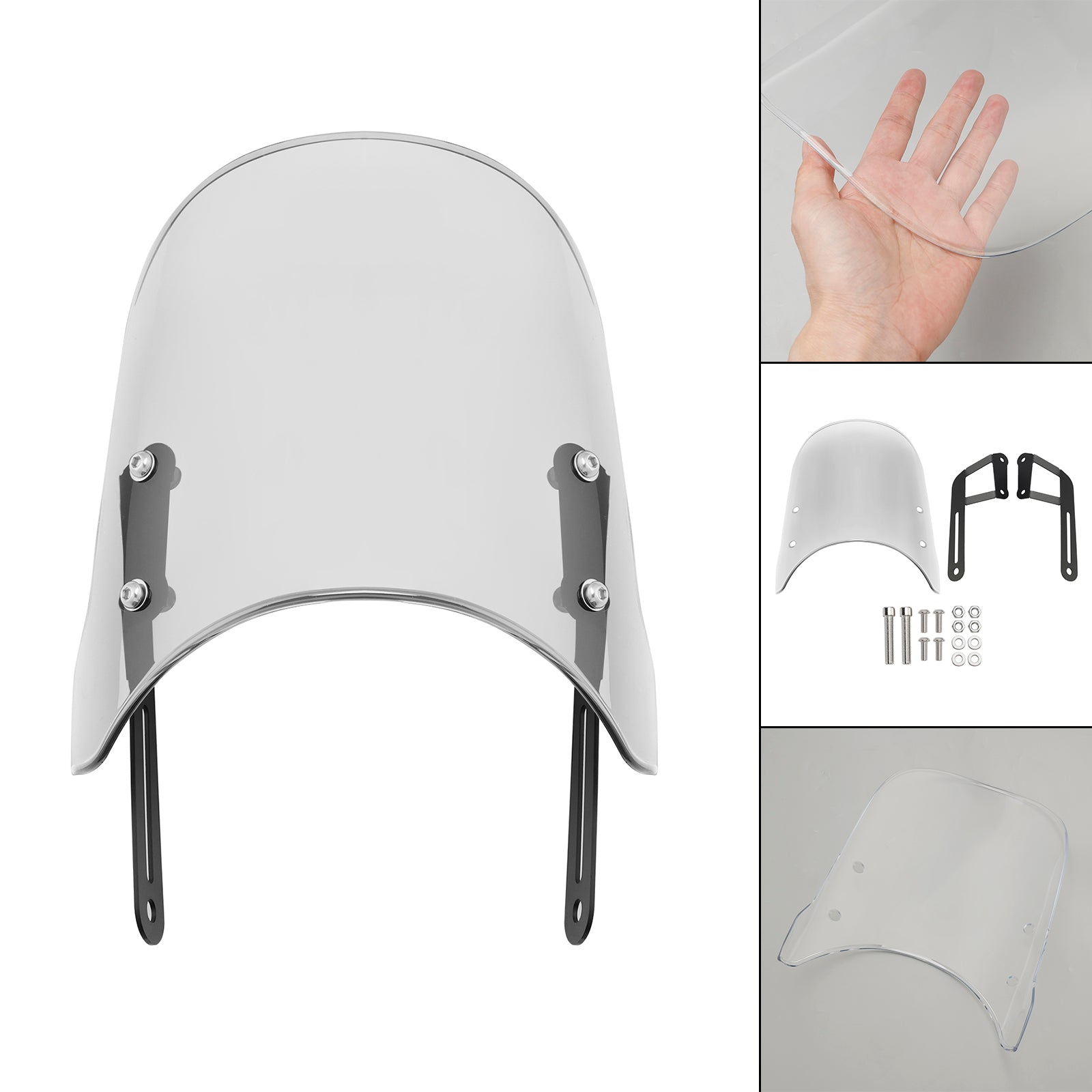 Scrambler 1200 XC XE 19-23 Street Twin 900 16-23 Windschutzscheibe