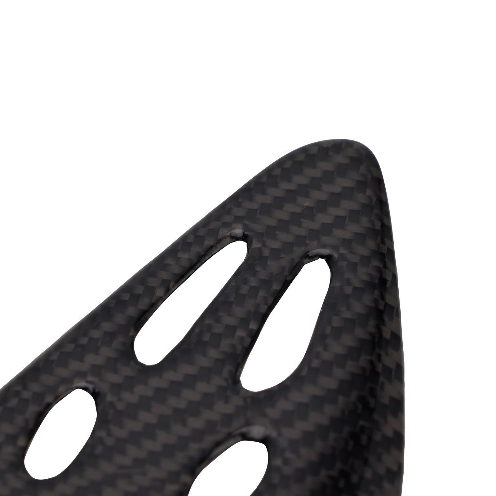 Kawasaki ZX-6R 636 2019-2025 Placa de proteção para pés em fibra de carbono real