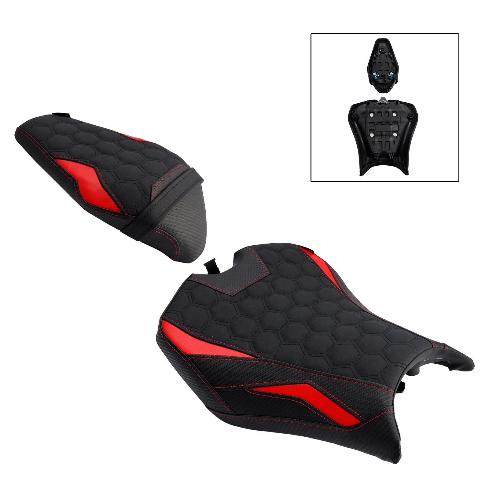 2025 Kawasaki Ninja Z900 Zr900-F Driver&Passenger Seat Rear Cushion Red2