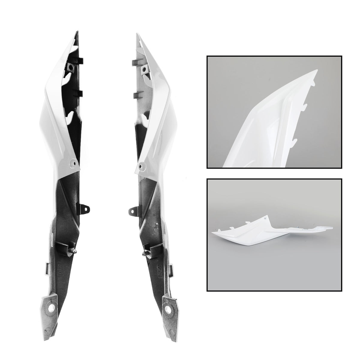 2017-2021 Suzuki GSX-S750 White Rear Tail Side Driver Seat Cover Fairing