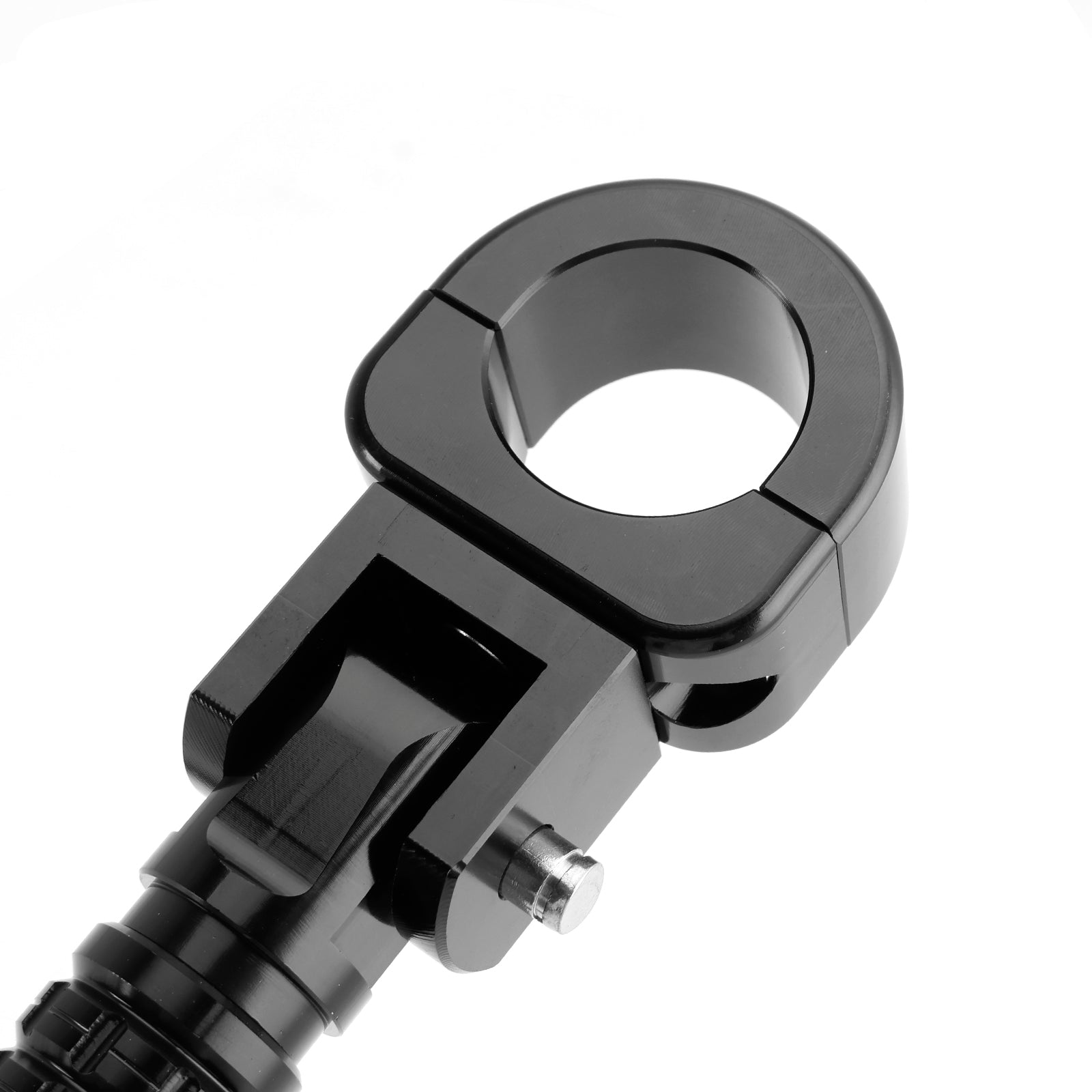 Apoios para os pés dianteiros universais, apoios para os pés adequados para motocicletas com 1.25" barras