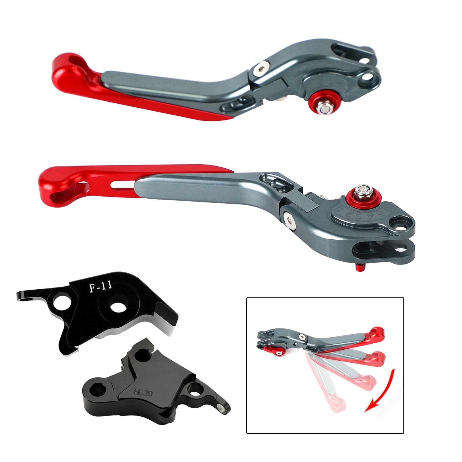 2021-2024 CFMOTO 700CL-X Sport Adjustable Clutch Brake Lever
