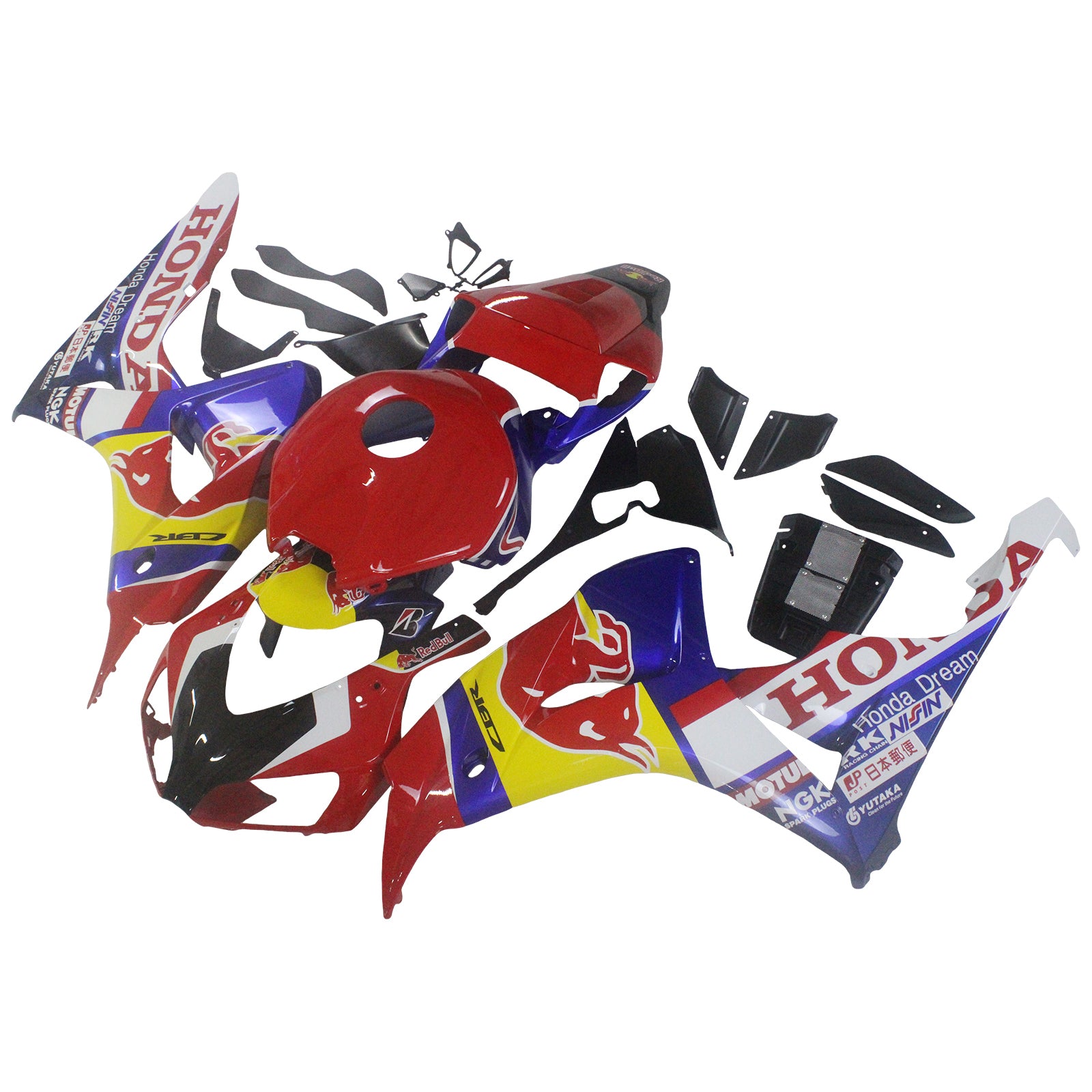 Amotopart 2006-2007 Honda CBR1000RR Red Blue Redbull Fairing Kit