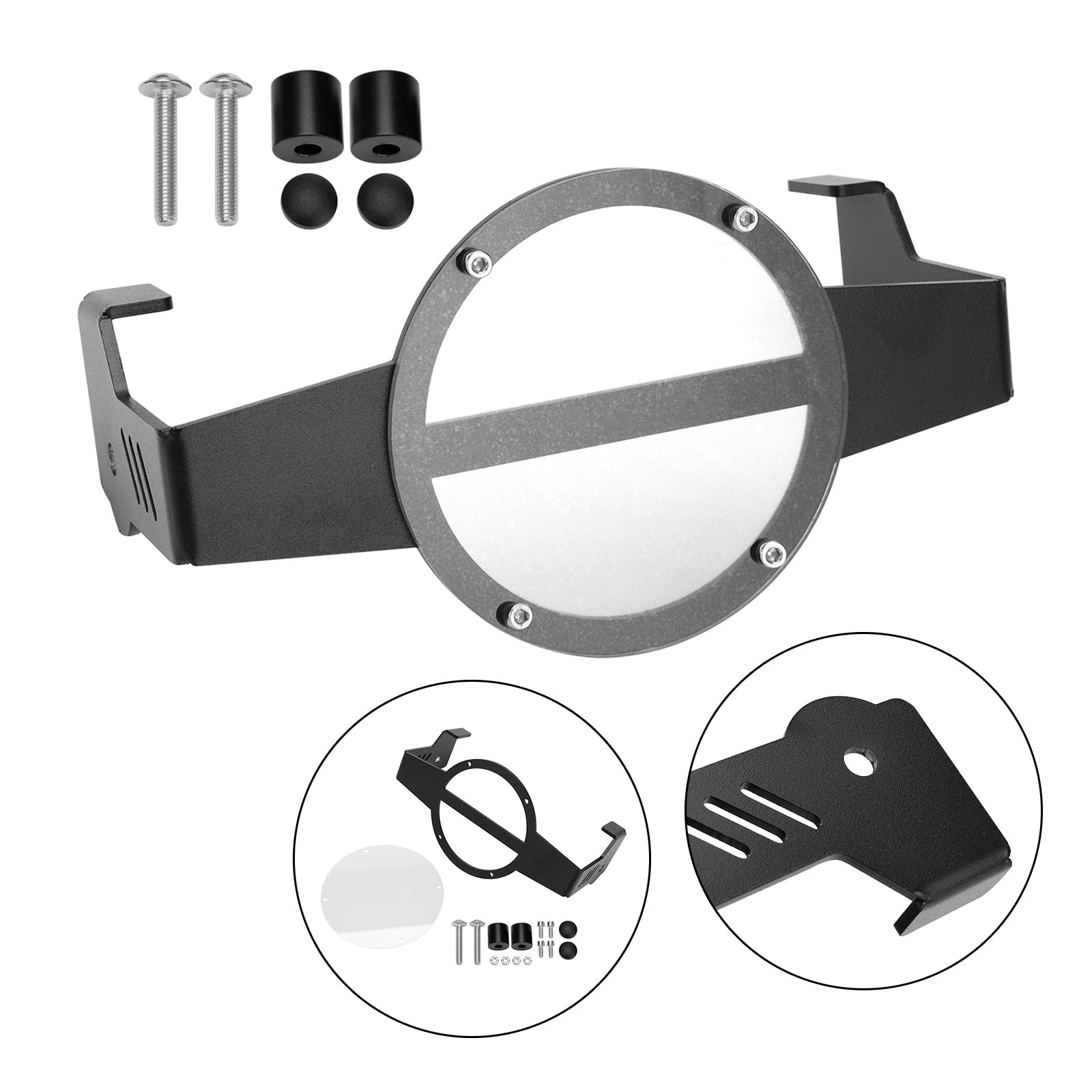 Protezione della copertura dello scudo della protezione del faro adatta per Honda Cross Cub 110 Cc110 2023 Rosso