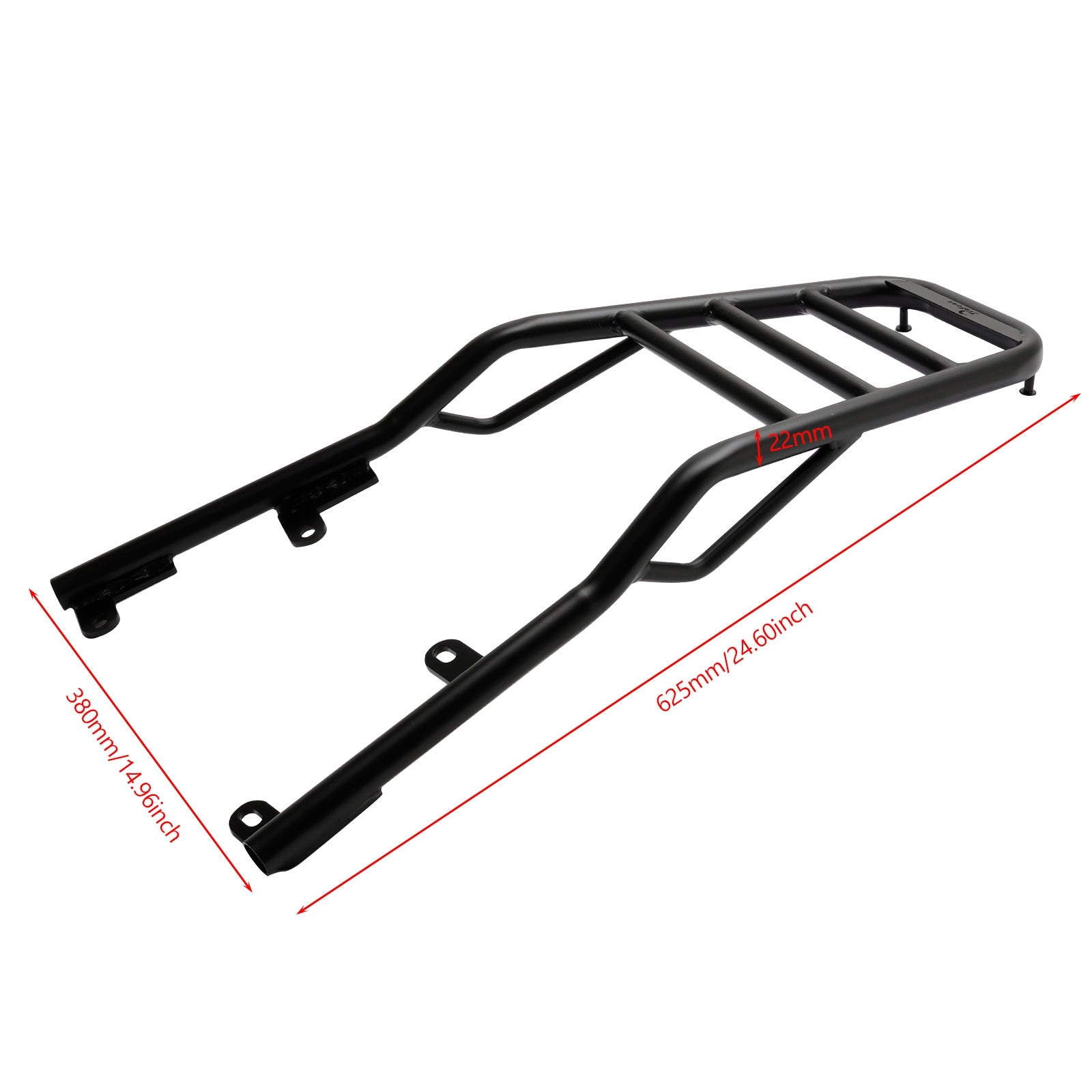 PORTADOR SUPERIOR TIPO TUBO RACK TRASERO NEGRO PARA HONDA NC 750 X NC750X 2021 - 2023
