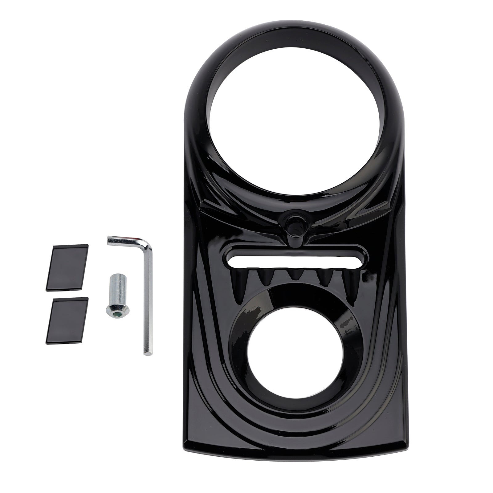 Softail FLSTC FXST Street Glide Gas Tank Dash Panel Insert Cover