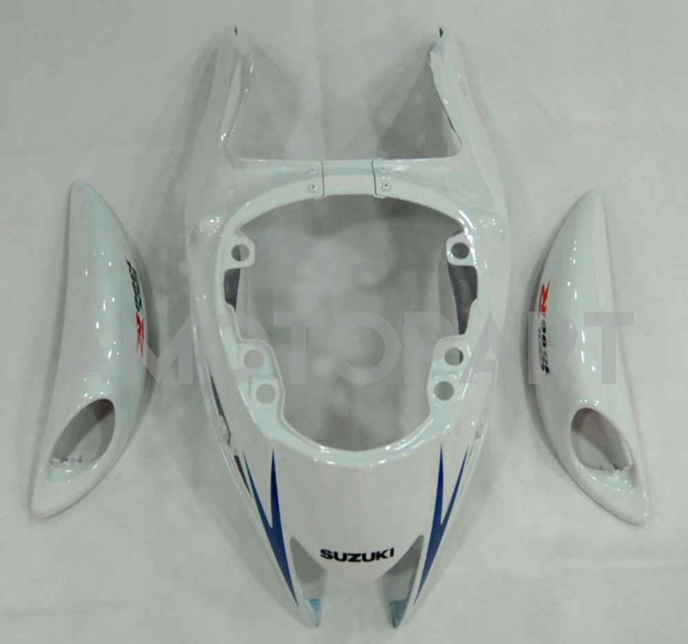 Amotopart 2008-2020 Suzuki Hayabusa GSX1300R White&Silver Fairing Kit