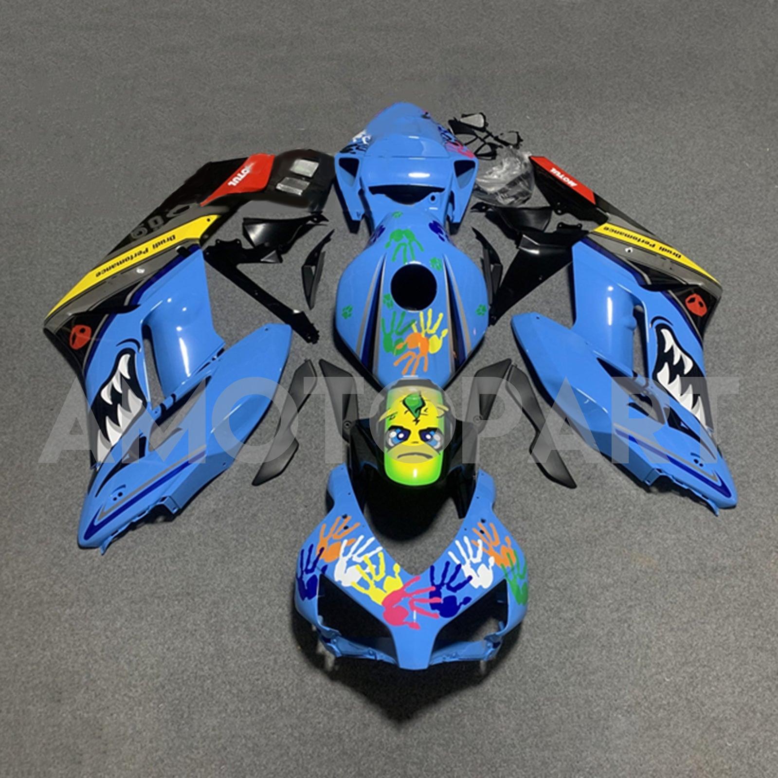 Amotopart 2004-2005 Honda CBR1000RR Blue s grafickou kapotou