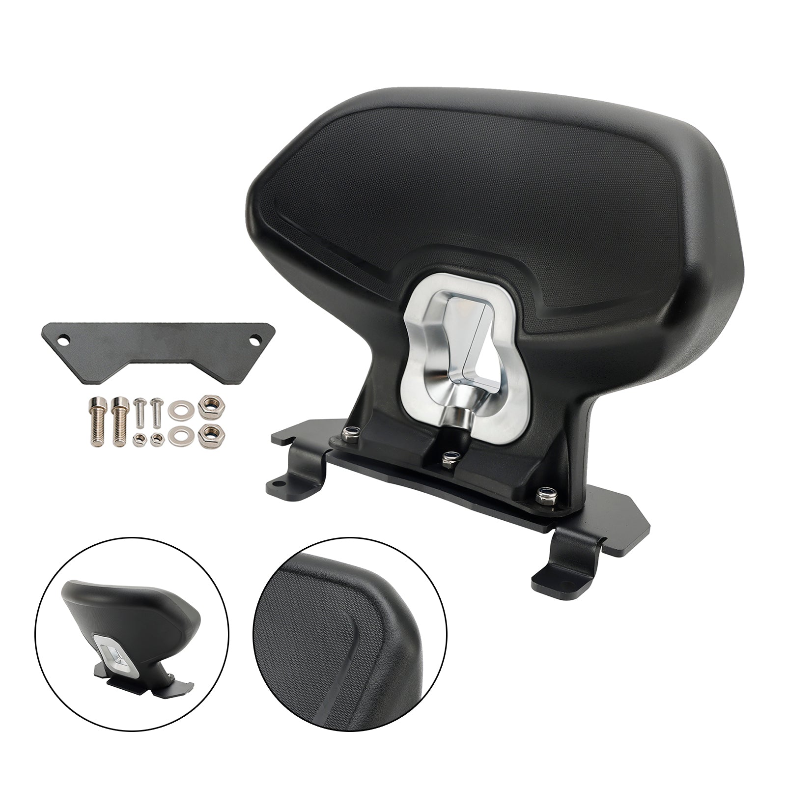 18-23 BMW C400X med originale gelændere Passager Sissy Bar Backlest