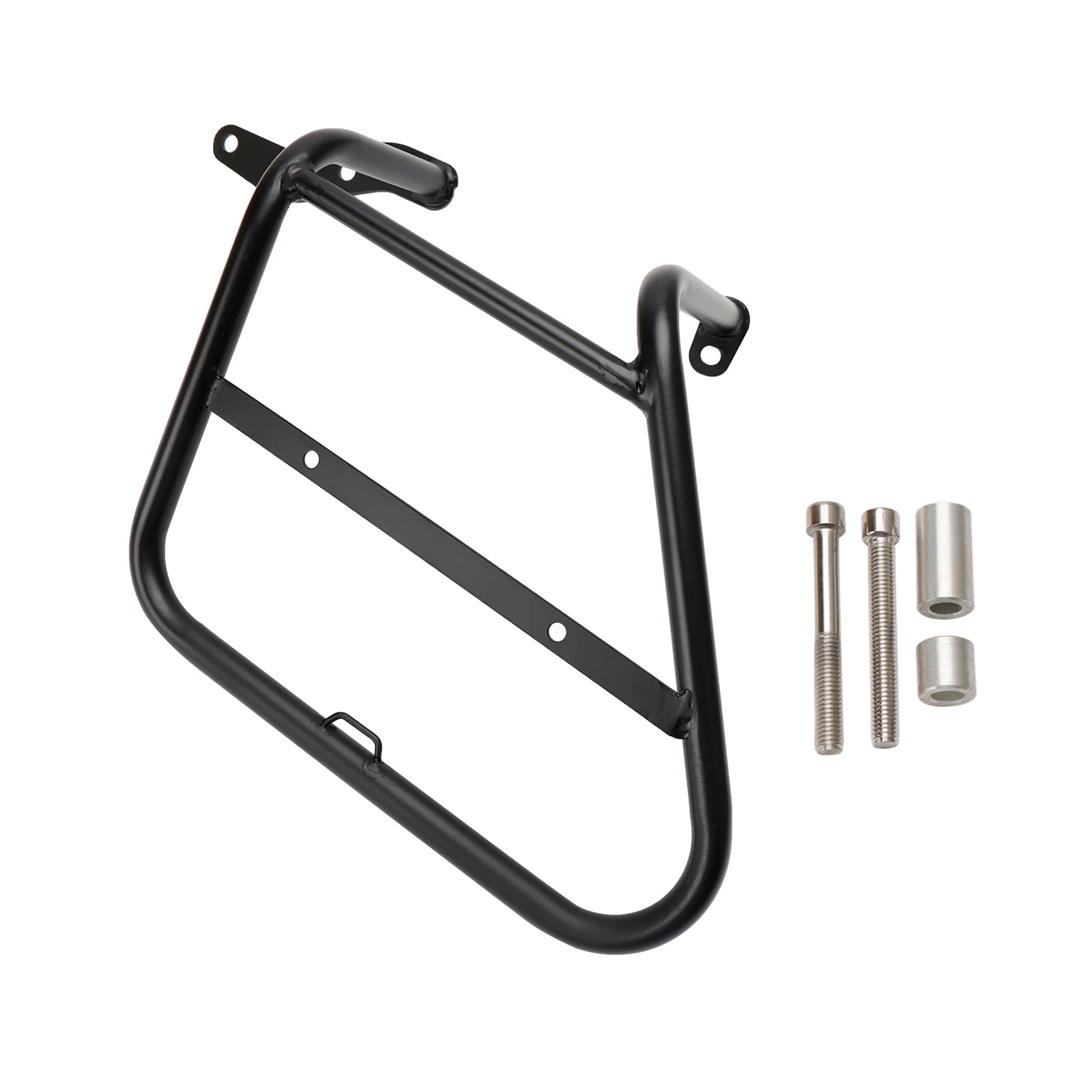 Seitensatteltasche Montagehalterung Schwarz Passform für Honda CRF250L Rally 2017-2020 Rechte