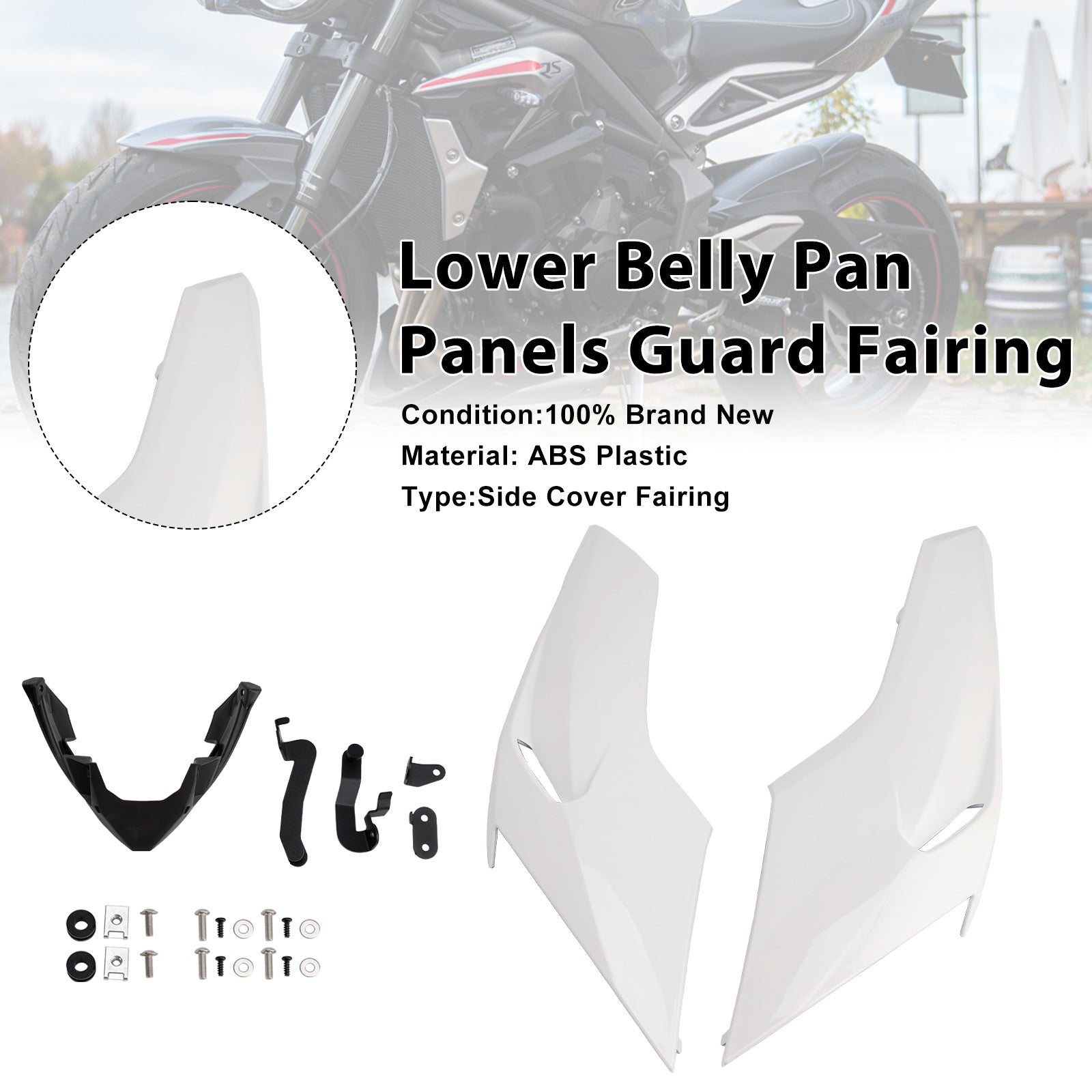 2020-2022 Street Triple 765 R/RS Lower Belly Pan Panels Guard Fairing