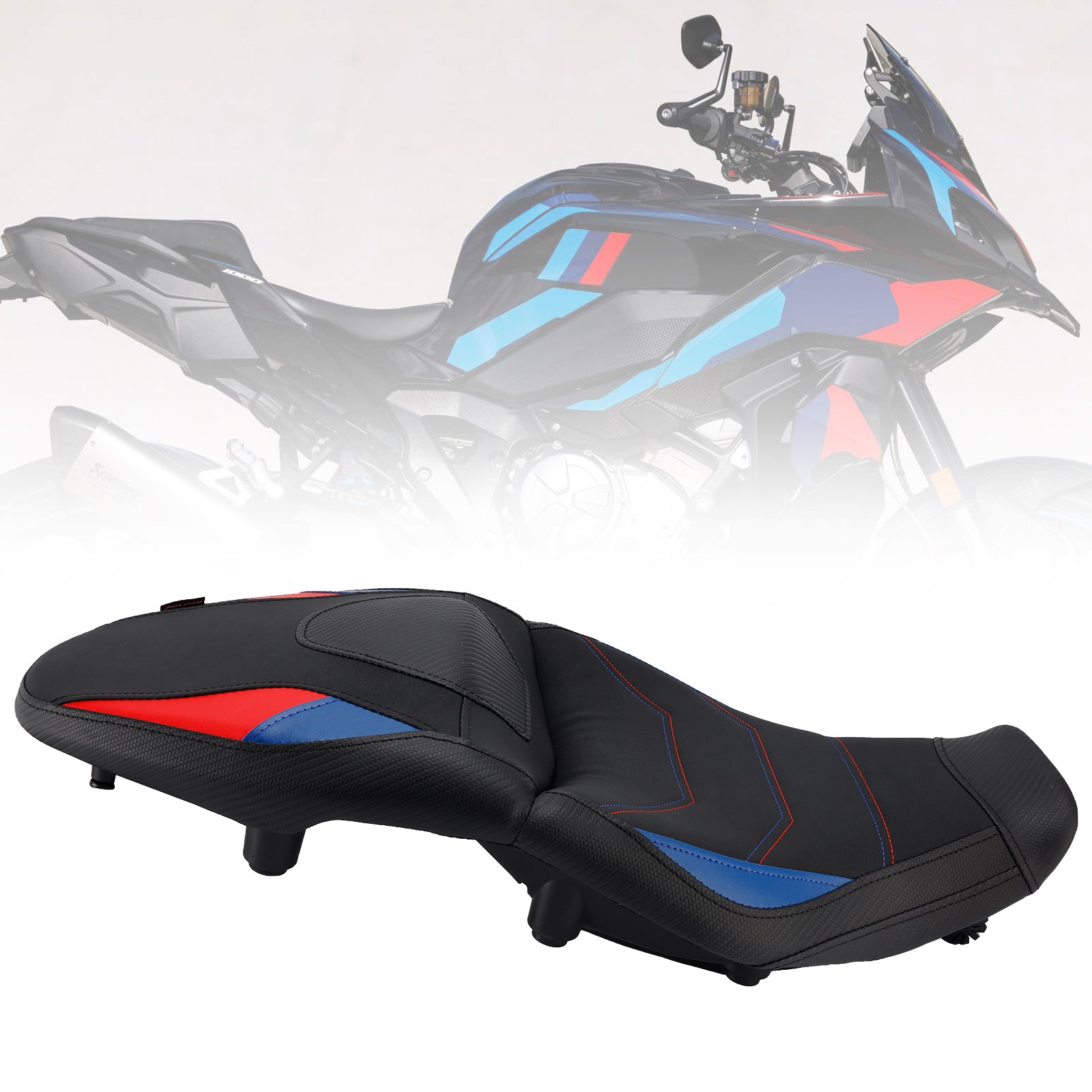 Rider Passenger Seat Front Rear Cushion +20mm For Bmw S1000Xr 20-26 M1000Xr