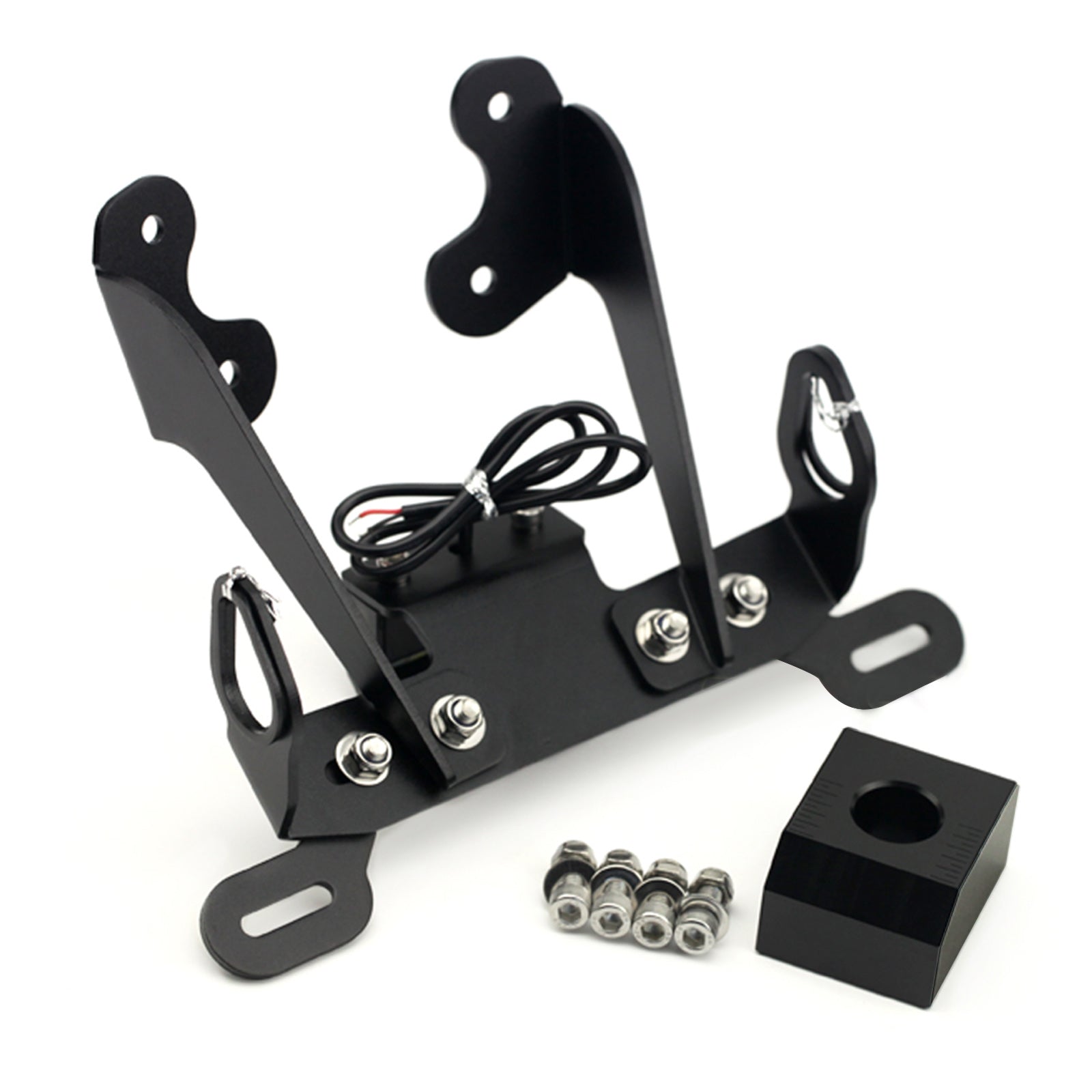 Registreringsskylthållare ramfäste för Yamaha MT-09 FZ-09 MT FZ 09 2017-2020