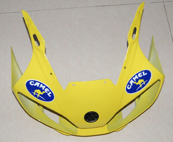 Amotopart 1998-2002 Yamaha YZF 600 R6 Yellow Blue Fairing Kit