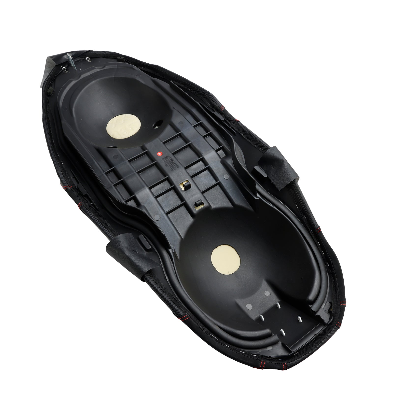 23-24 Yamaha X-Max 300 Asiento de pasajero con cojín completo para color rojo