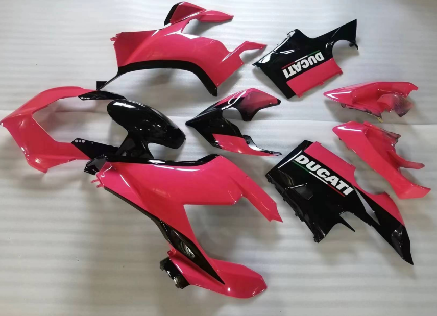 Amotopart Ducati 20-21 Panigale V4 V4S White Red Fairing Ki