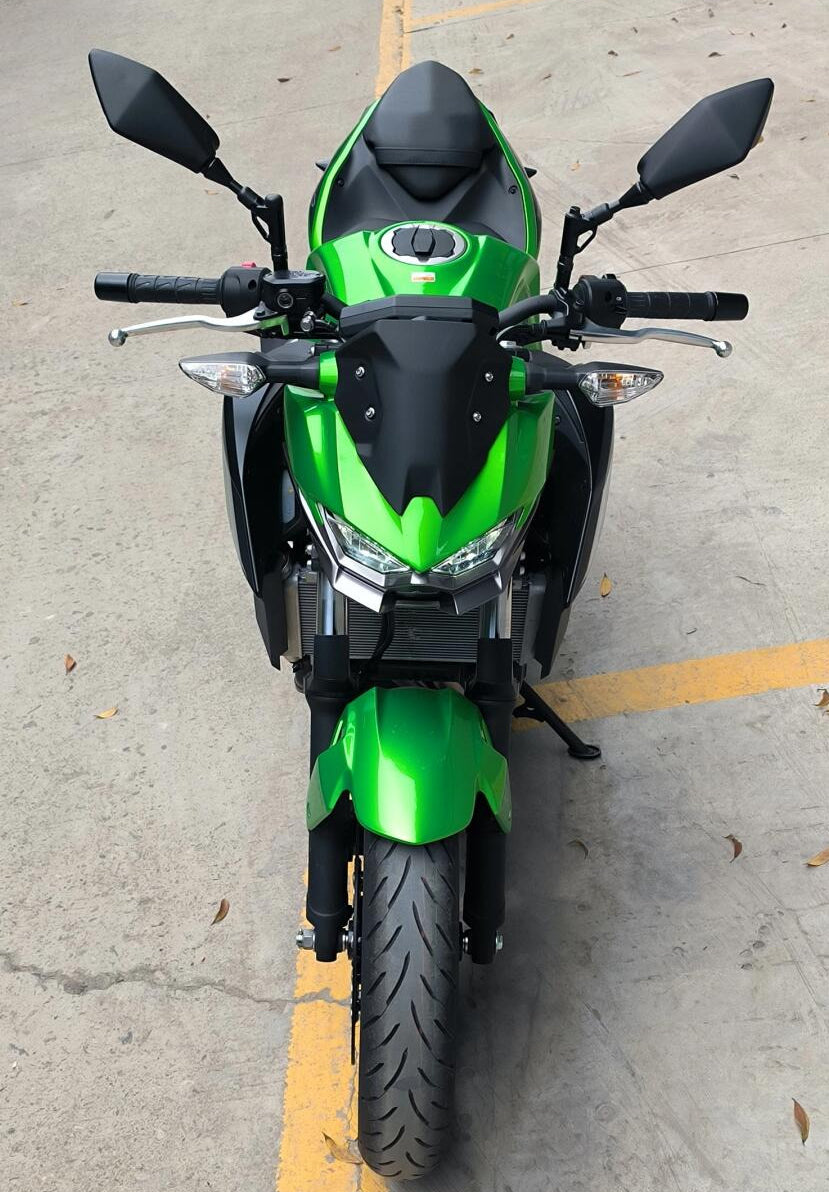 Amotopart 2025-2026 Kawasaki Z500 Green Fairing Kit