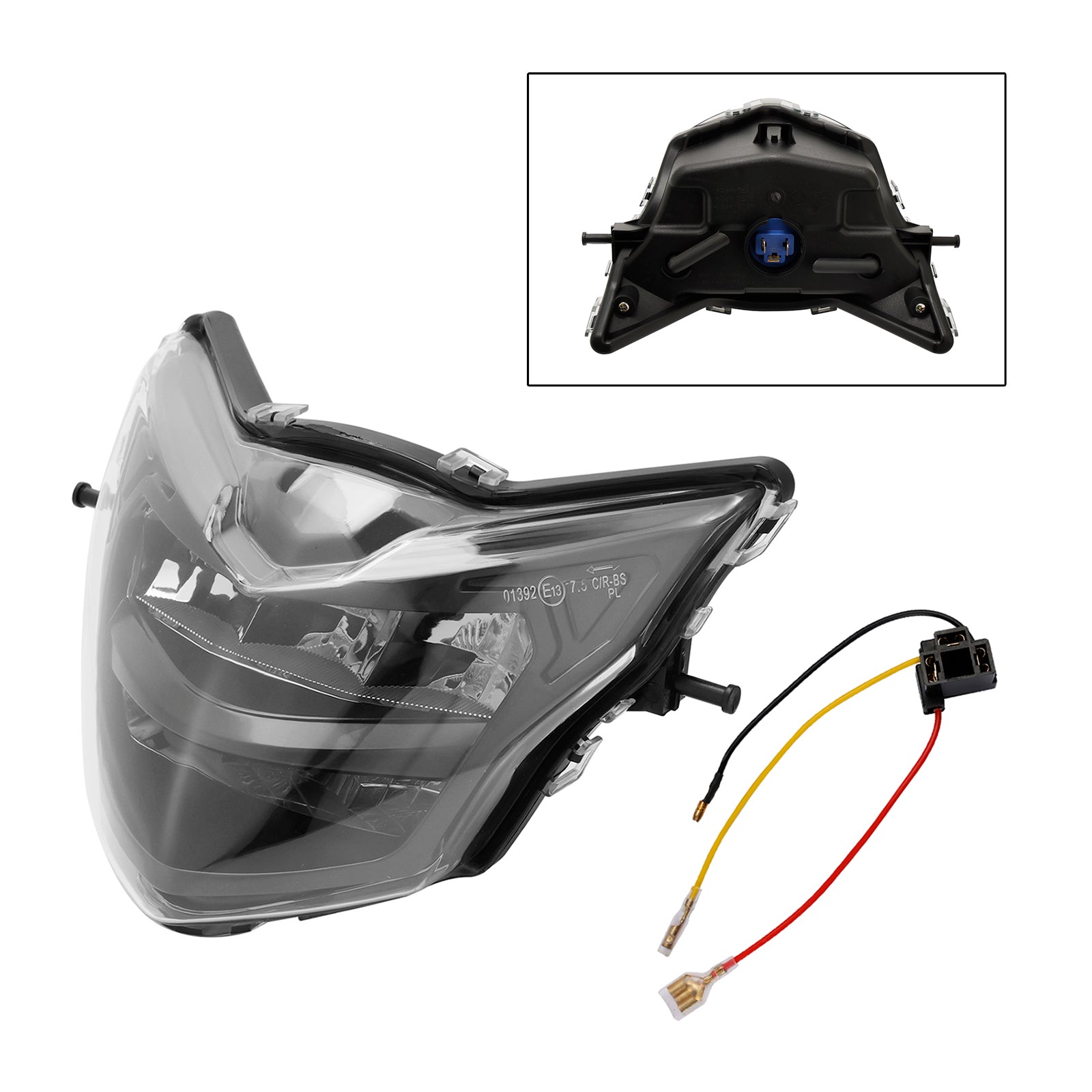 Le migliori offerte per Faro Faro Protezione Protezione Griglia Led Adatto Per Yamaha Lc135 V2-V6 V3 Fumo