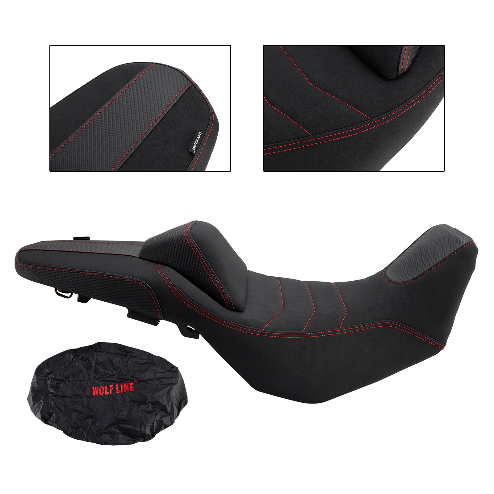 Honda Nx400 Nx500 2024-2025 Complete Cushion Rider Passenger Seat Red