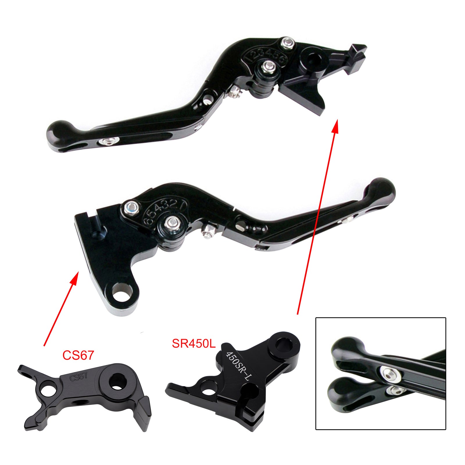 2024-2026 VOGE DS900X 900DSX Adjustable Clutch Brake Lever