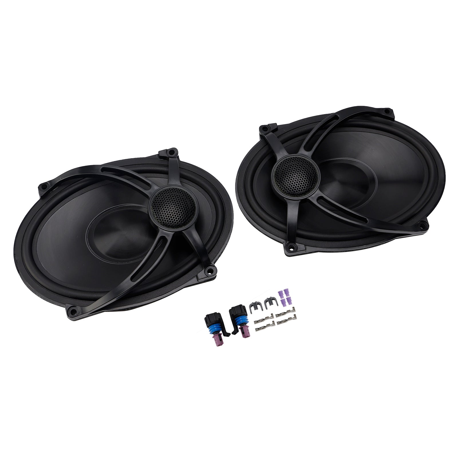 1994-2024 Touring Road Glide Flhr 5"X7" Saddlebag Lid Speakers Black