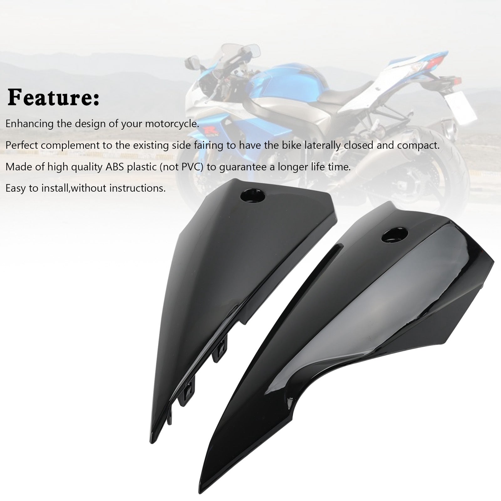 Panneaux de pan de ventre supérieur cavening de côté inférieur pour Suzuki GSX-S 1000 2015-2020