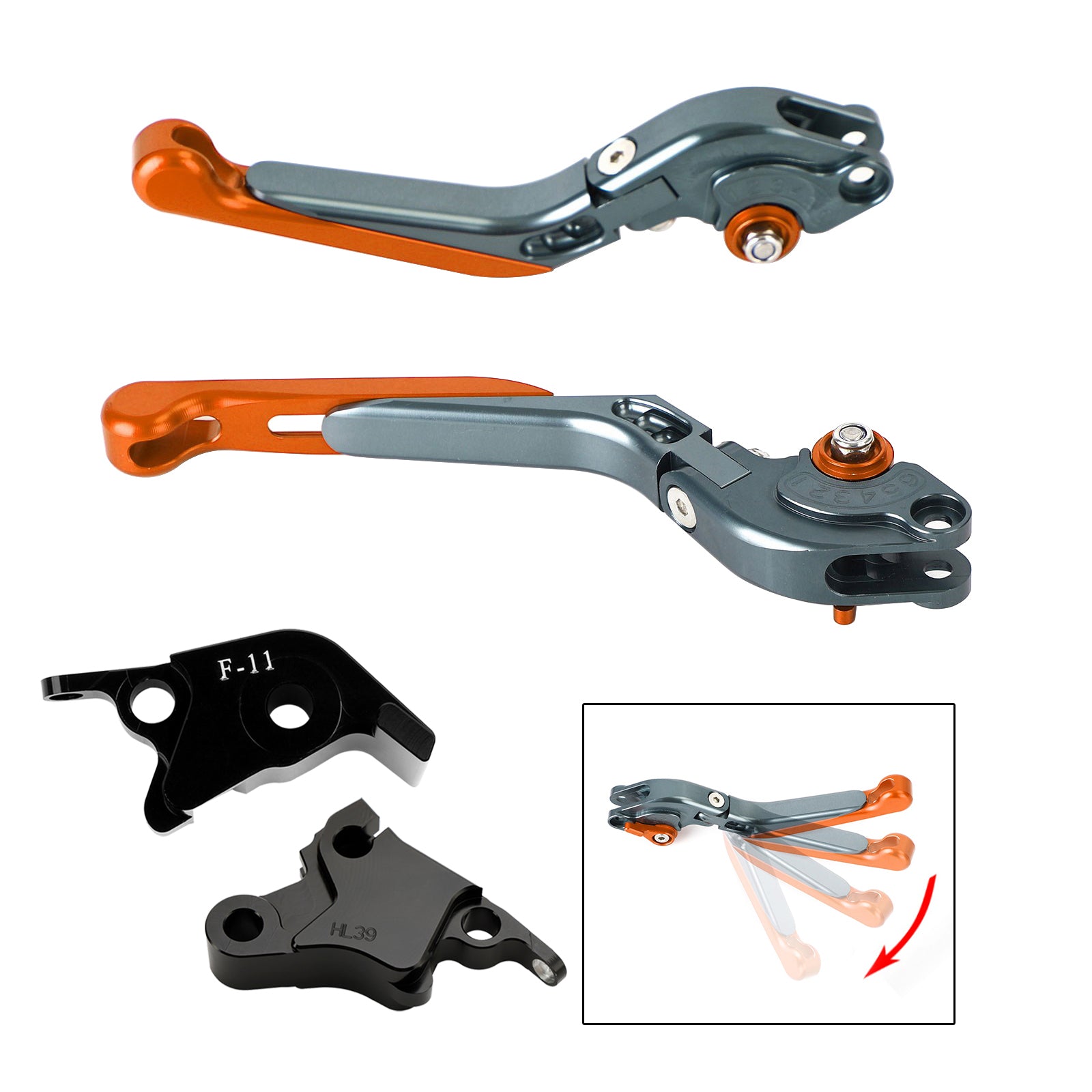 2021-2024 CFMOTO 700CL-X Sport Adjustable Clutch Brake Lever