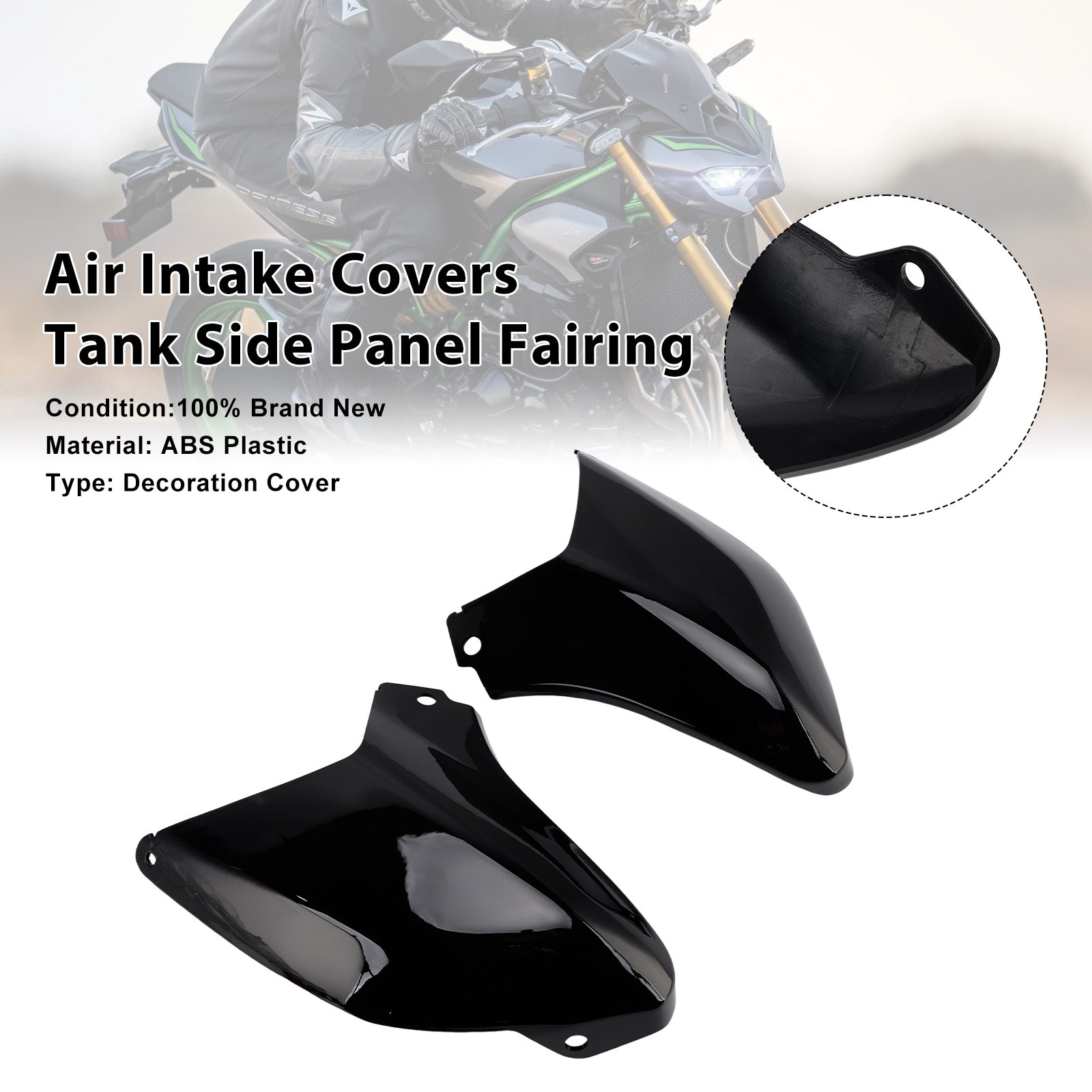 2025-2026 Kawasaki Z900 Air Intake Covers Tank Side Panel Fairing