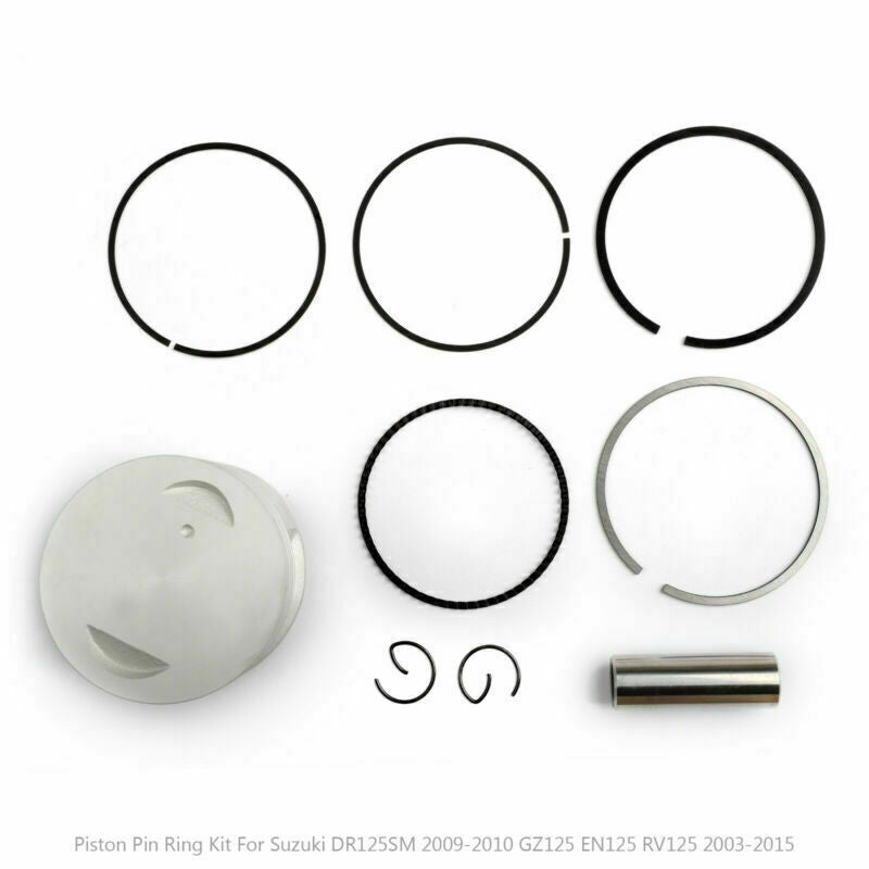 Suzuki DR125SM 09-10 GZ125 EN125 RV125 03-15 Piston Pin Ring Kit 12100-12F50-050