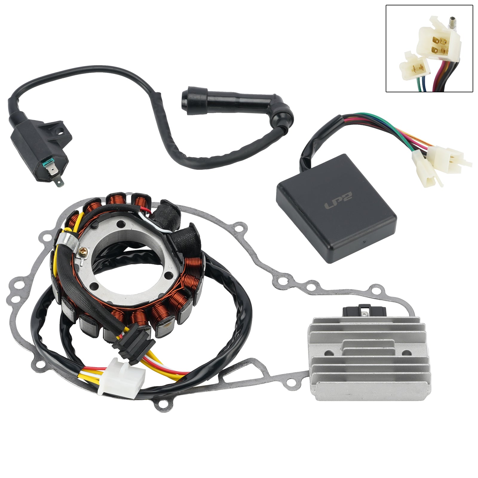 1987-2007 Kawasaki KLR650 CDI Box Tændspole Stator Regulator pakningssæt