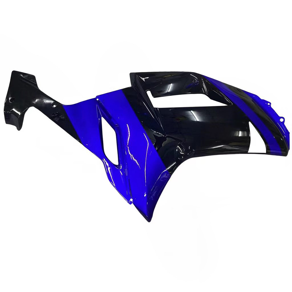 Amotopart 2007–2008 Kawasaki ZX-6R 636 Blau Schwarz Weiß Verkleidungsset