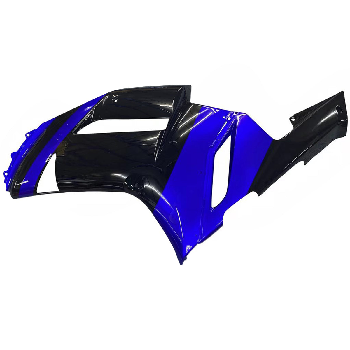 Amotopart 2007–2008 Kawasaki ZX-6R 636 Blau Schwarz Weiß Verkleidungsset