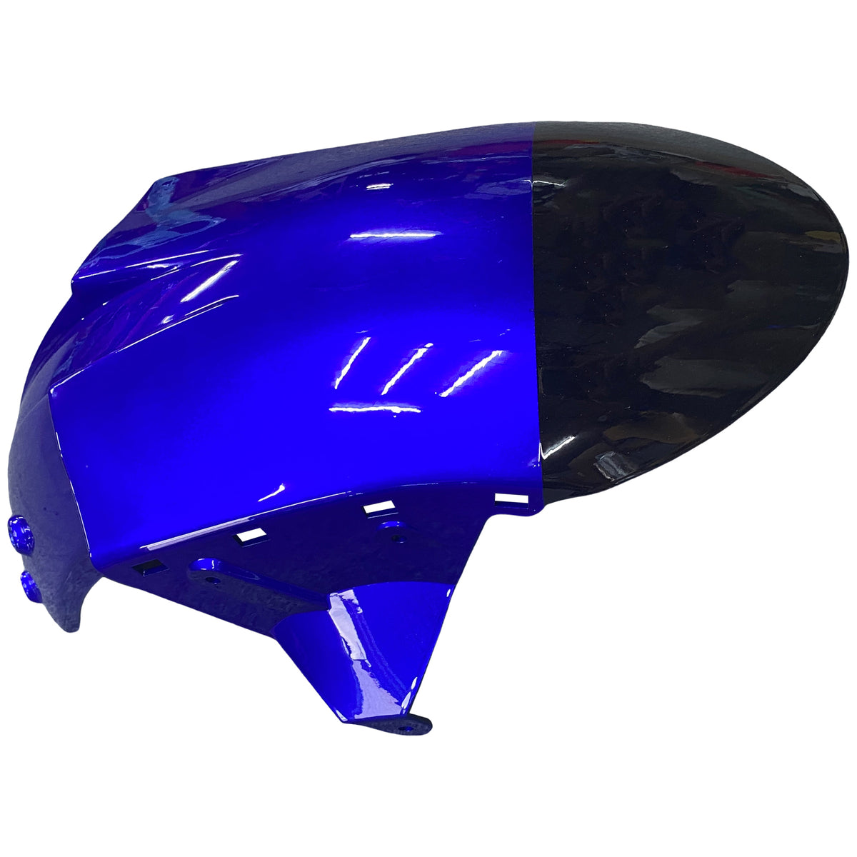Amotopart 2007–2008 Kawasaki ZX-6R 636 Blau Schwarz Weiß Verkleidungsset