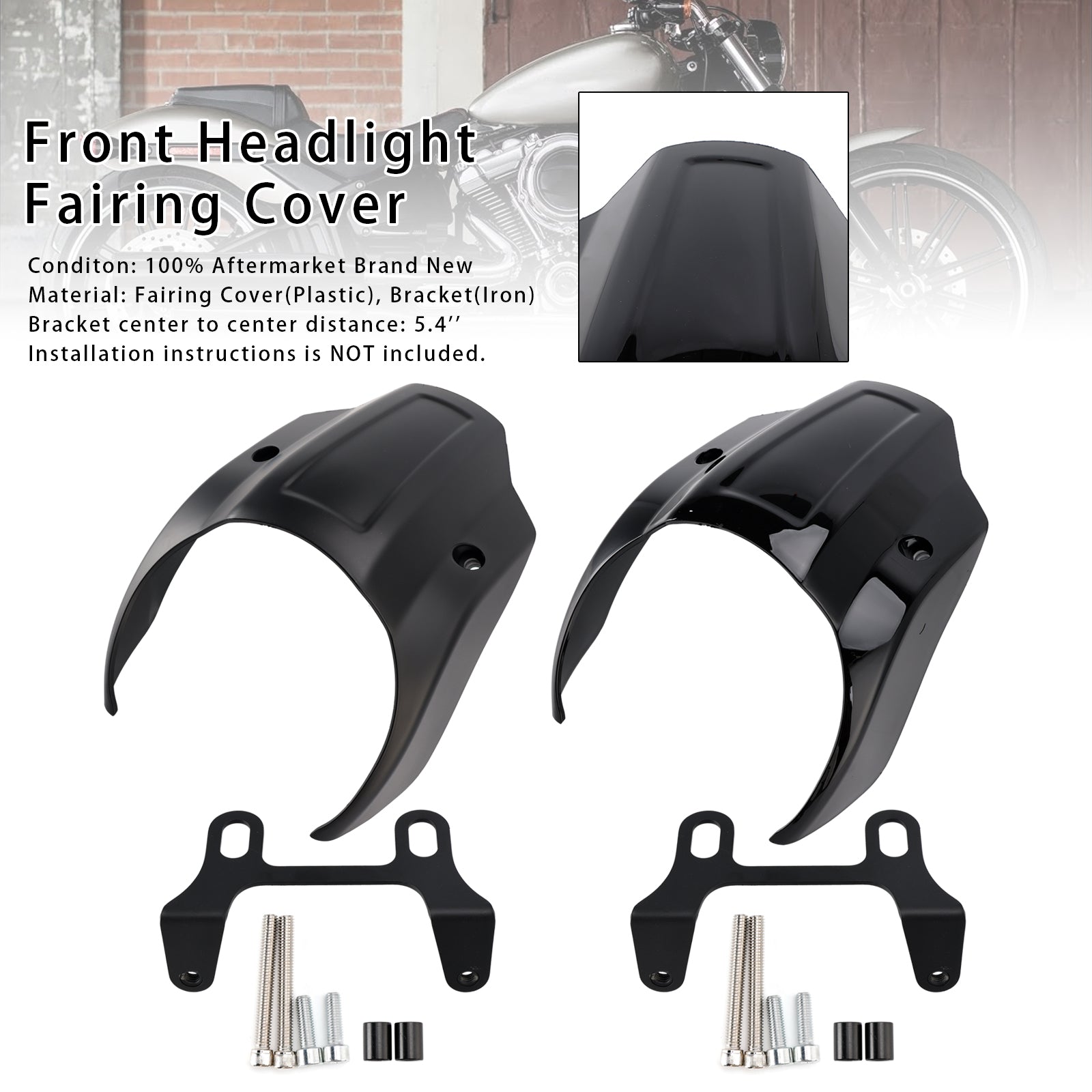2018-2024 Breakout FXBR FXBRS Front Headlight Fairing Cover