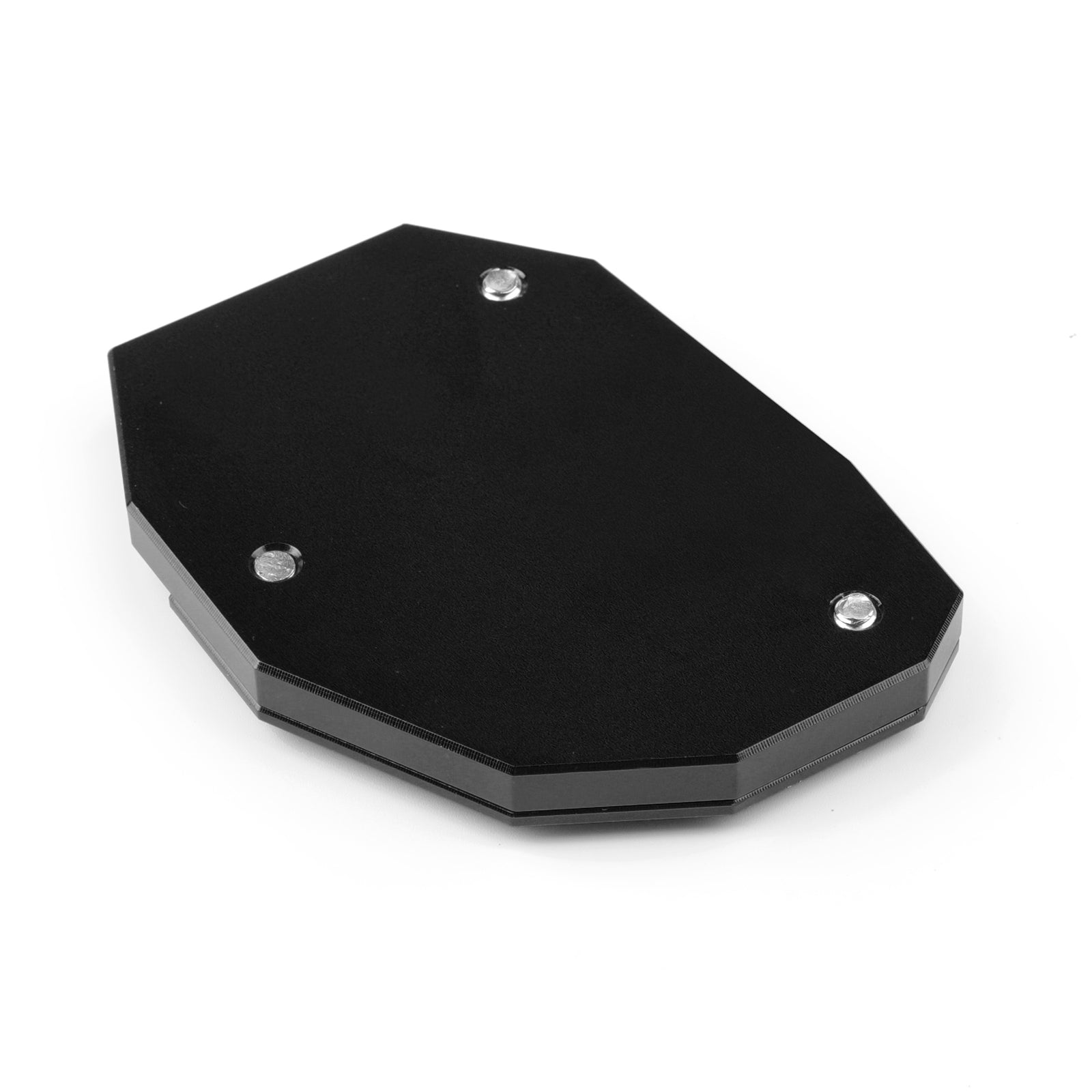 17-18 BMW G310GS CNC Kickstand Side Plate Stand Extension Pad Black