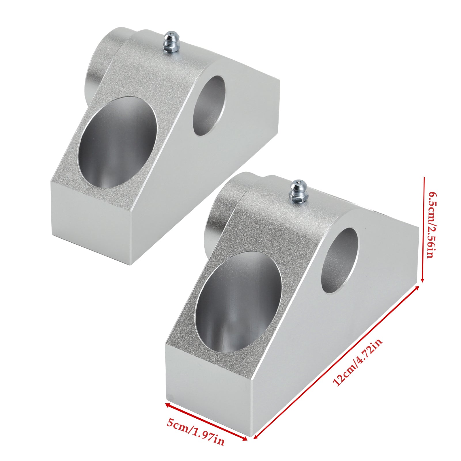 2 Pcs 2016-2024 Can Am Defender Hd Sxs Dump Bed Hinge Mount Kit Billet Kit