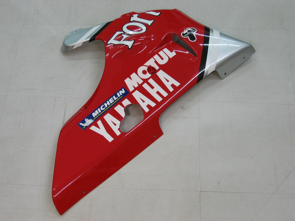 Amotopart 1998-1999 Yamaha YZF 1000 R1 Red&Sliver Fairing Kit