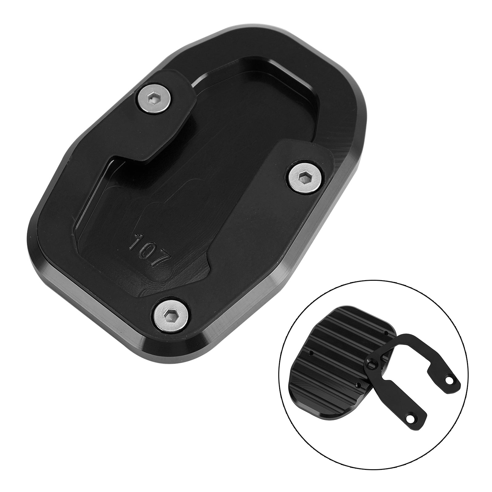 2022-2023 Ducati Desert X Kickstand Förstora plattplatta