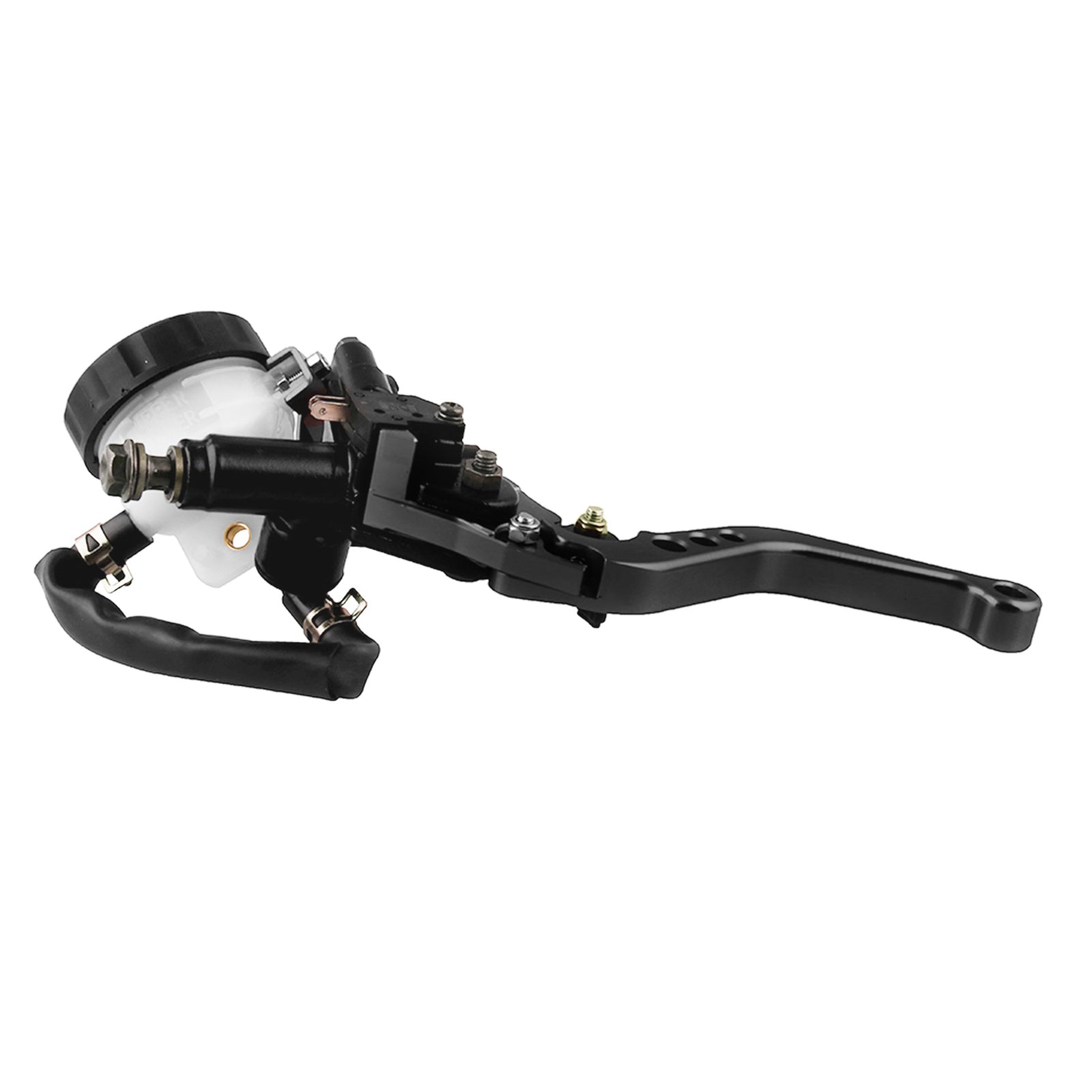 Universale 7/8" Leve serbatoio cilindro maestro freno e frizione anteriori da 22 mm nere