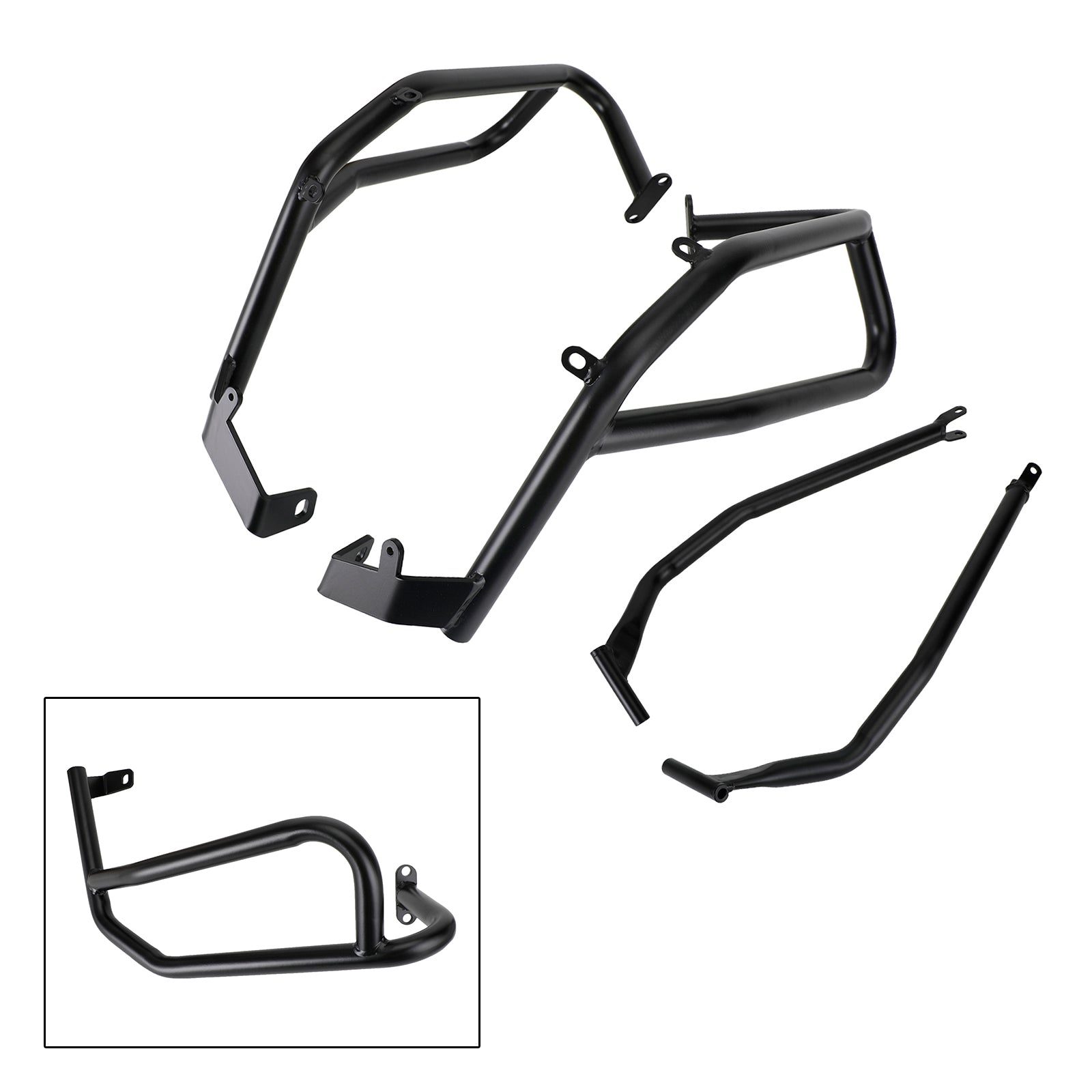 Engine Guard Crash Bar Protector Bumper Upper Lower For Honda Crf250 Rally 17-20
