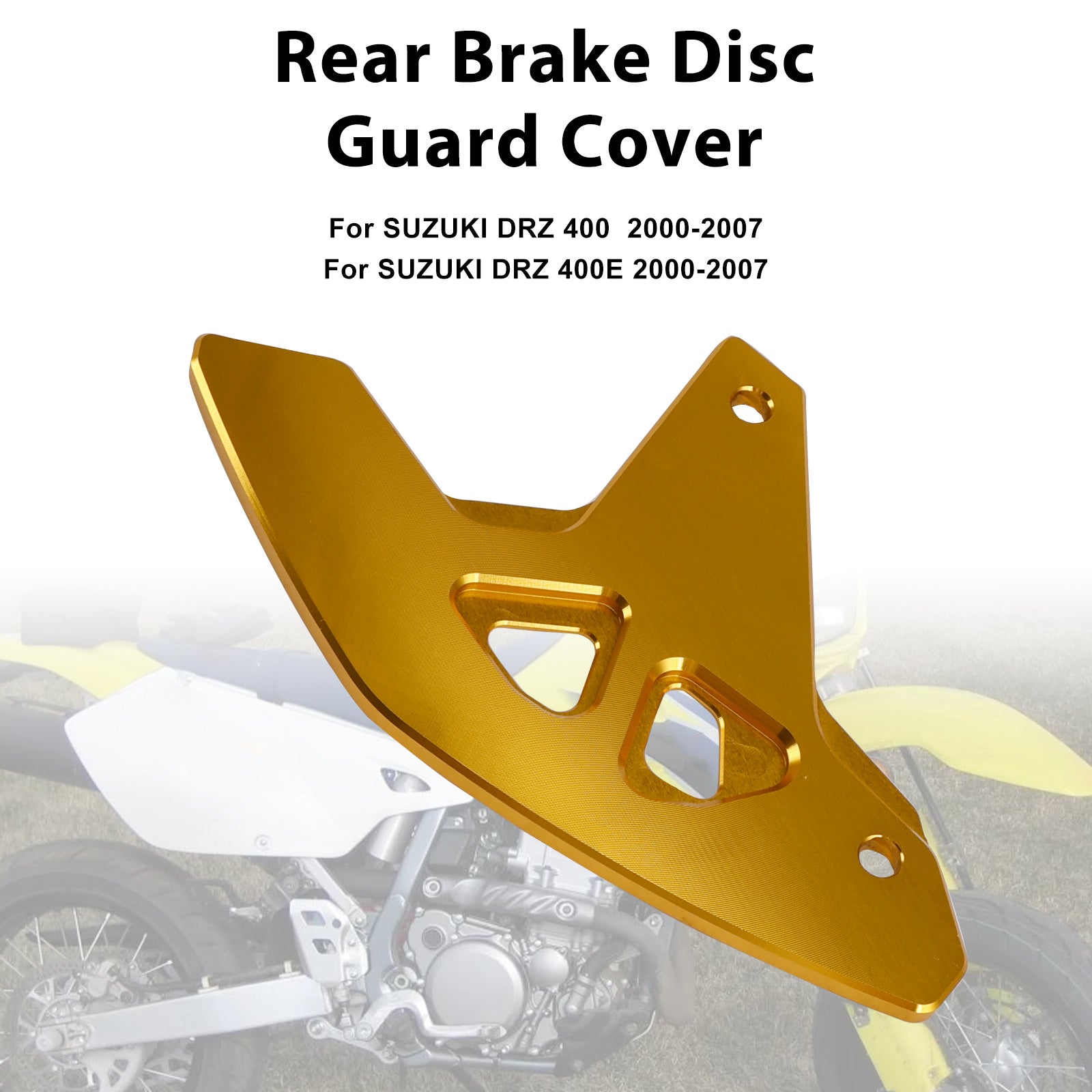 2000-2024 Suzuki DR-Z400SM DRZ400/S/E Rear Brake Disc Guard Cover