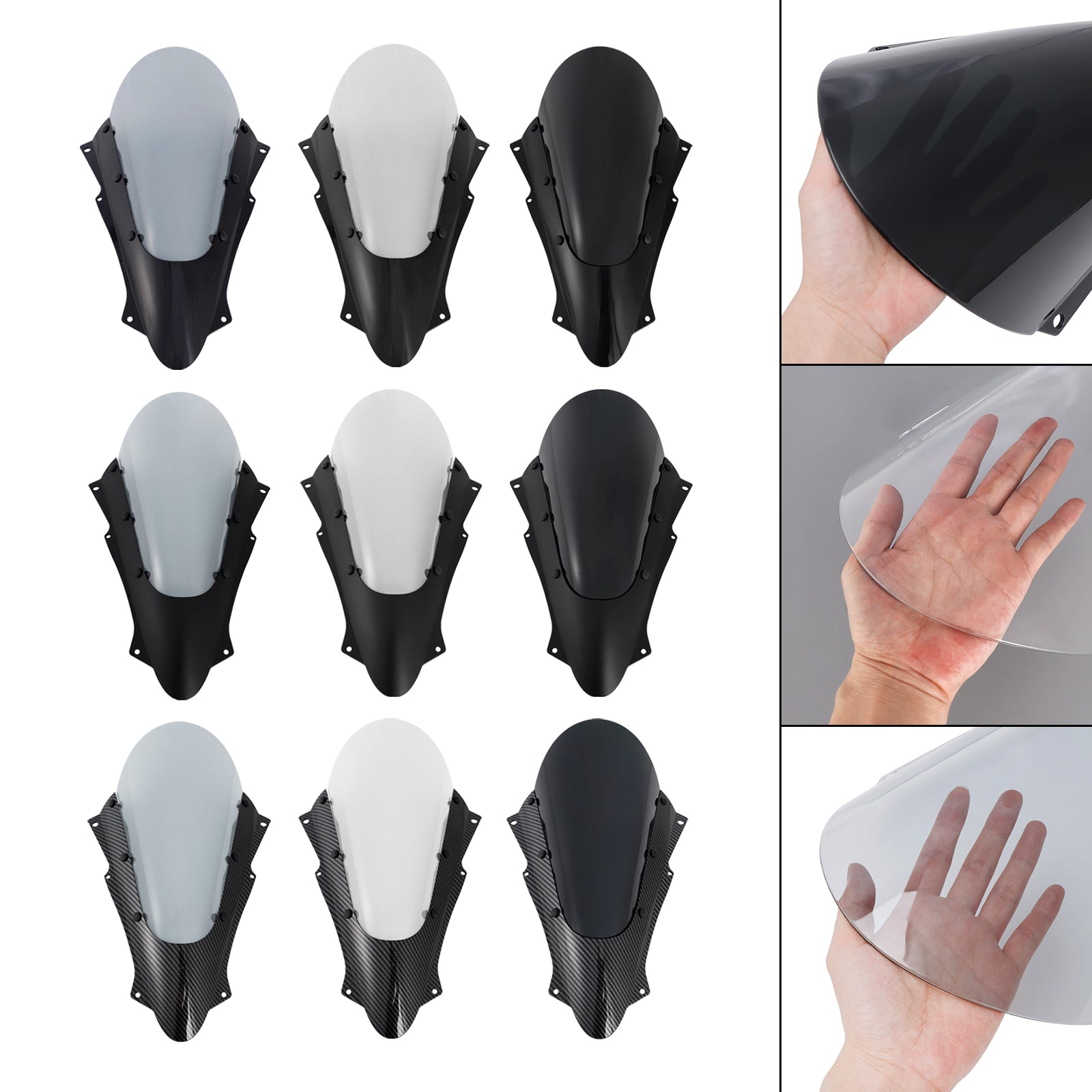 2023 Kawasaki ZX-4R ZX-4RR vindrutan vindruta