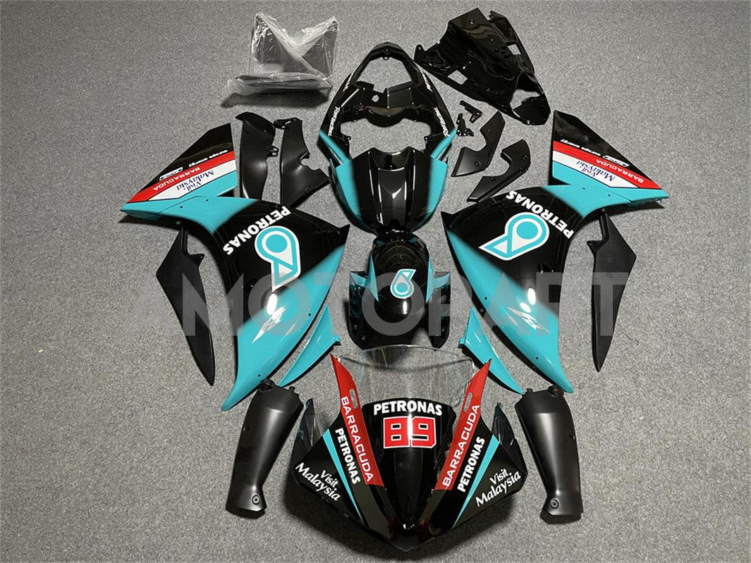 Amotopart Yamaha YZF 1000 R1 2009-2011 Petronas Blue Fairing Kit