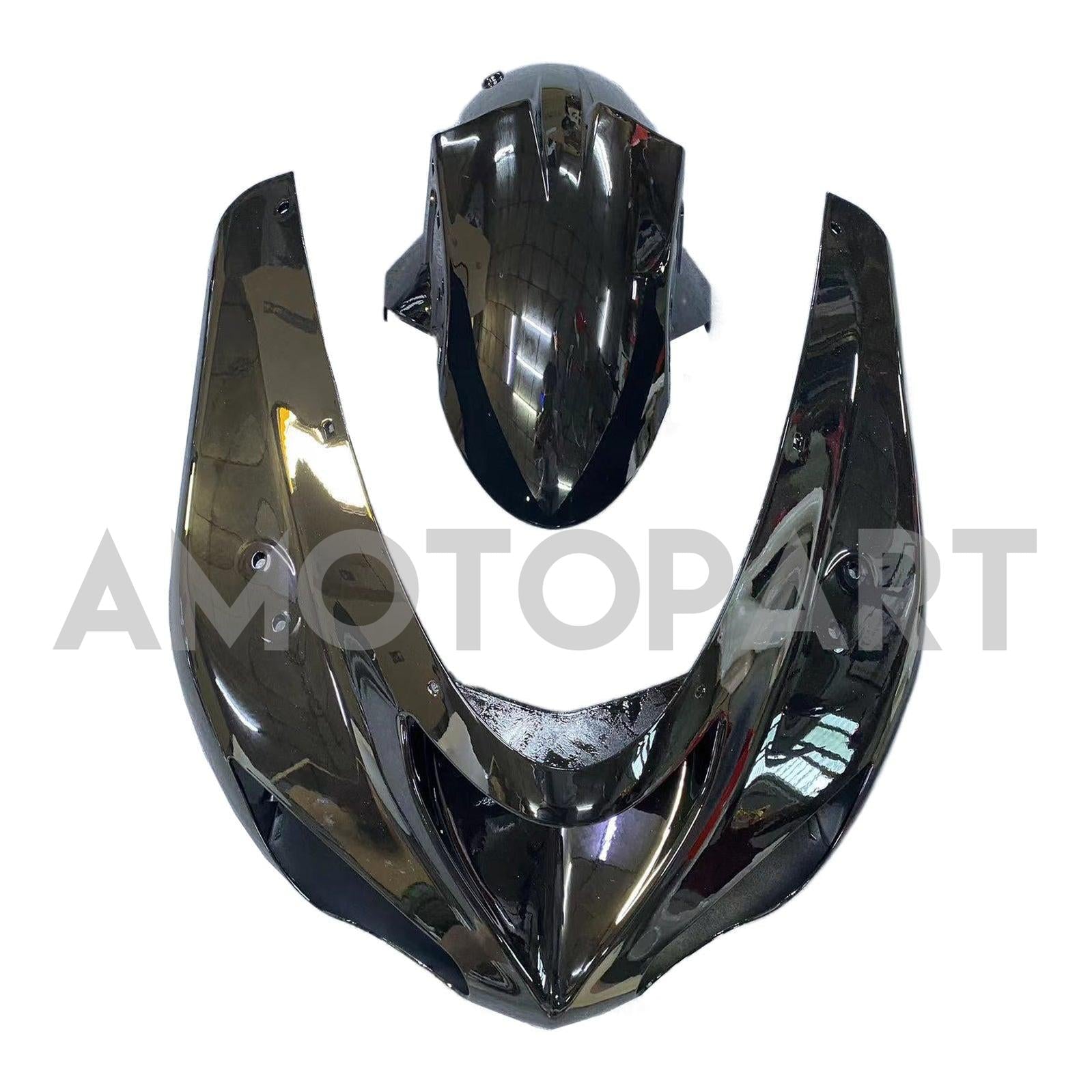 Amotopart 2006-2007 Kawasaki ZX10R Black Orange Fairing Kit