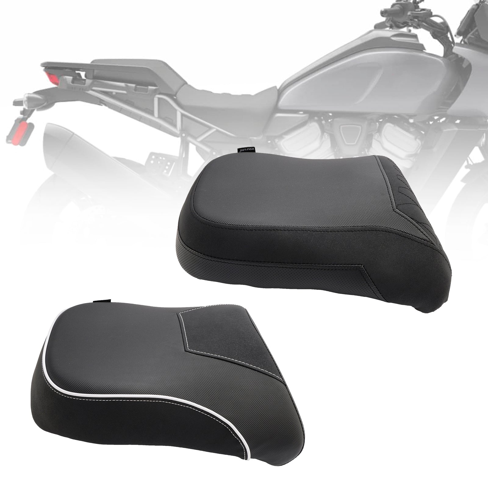 Pan America 1250 2021-2023 2022 Rear Seat Passenger Cushion Flat Black