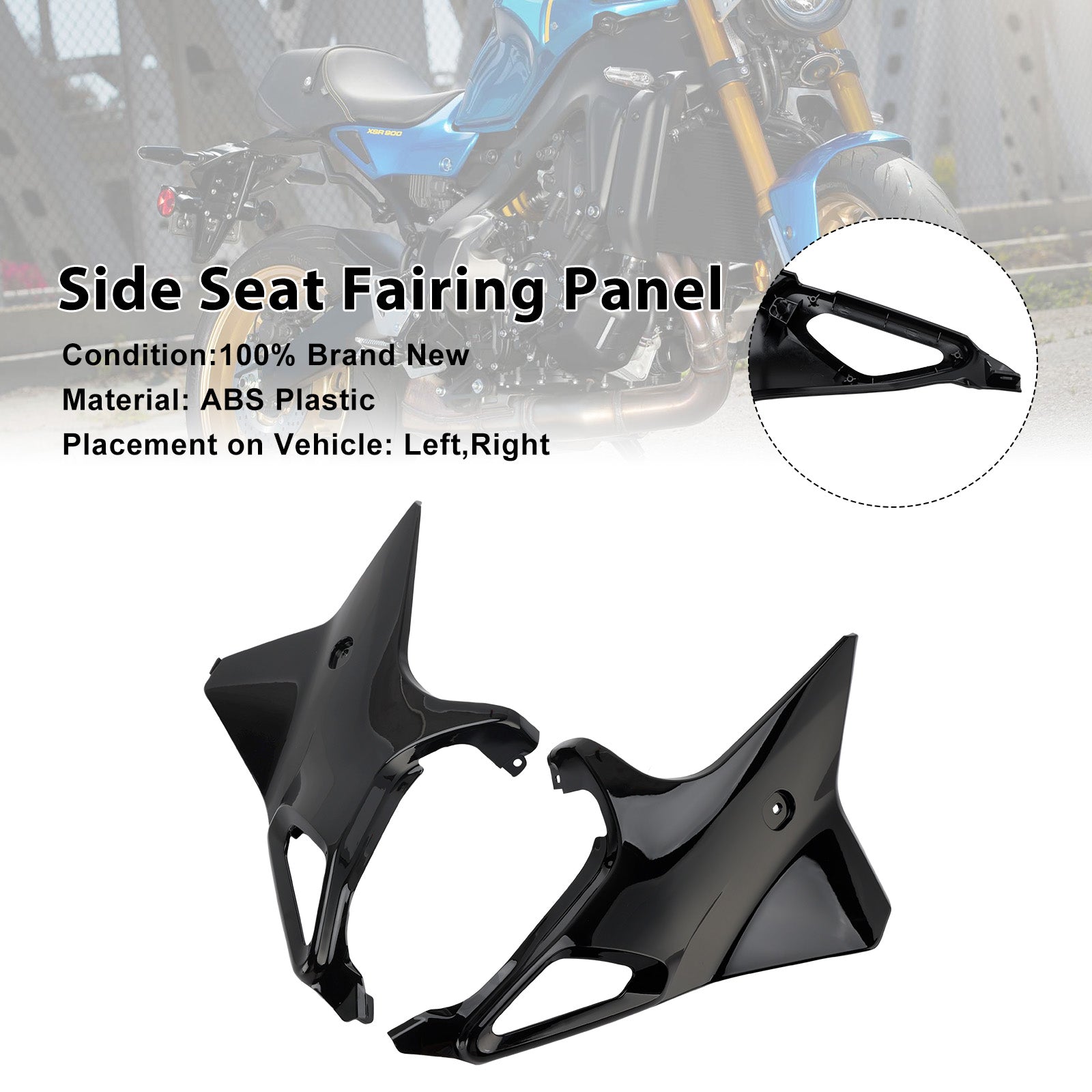 Yamaha XSR 900 XSR900 2022-2025 Side Seat Fairing Panel Cowl