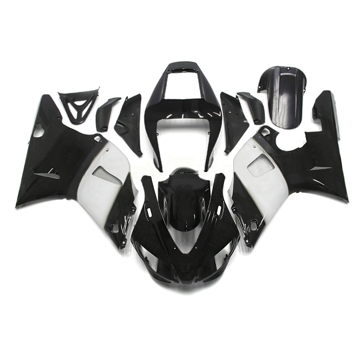Amotopart 2000-2001 ヤマハ YZF-R1 ブラック フェアリングキット